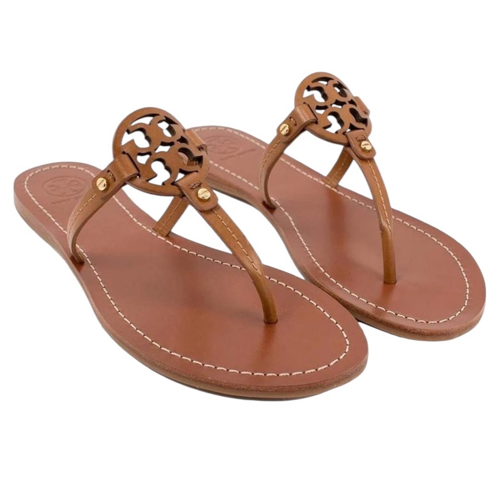 Tory Burch Tan Cut-Out Sandals